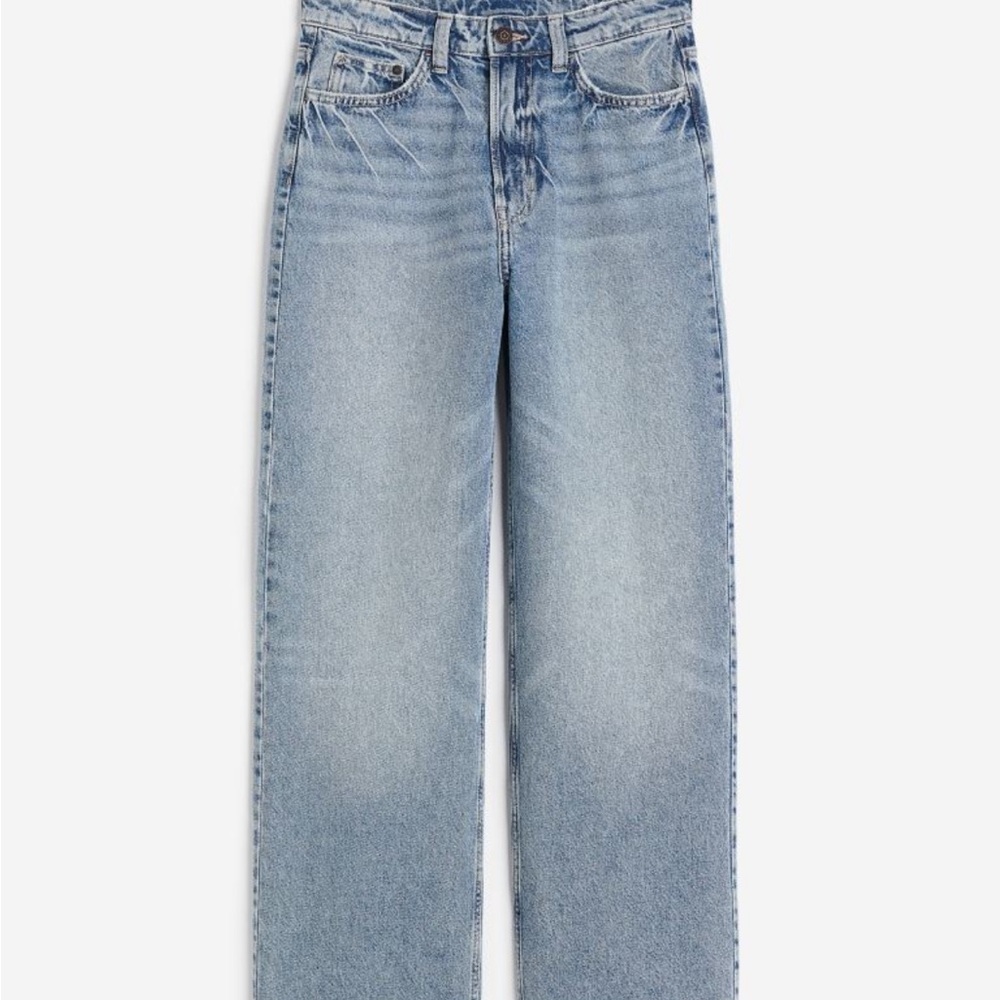 H&M  WOMAN WIDE ULTRA HIGH JEANS SIZE 18 NEW WITH TAGS